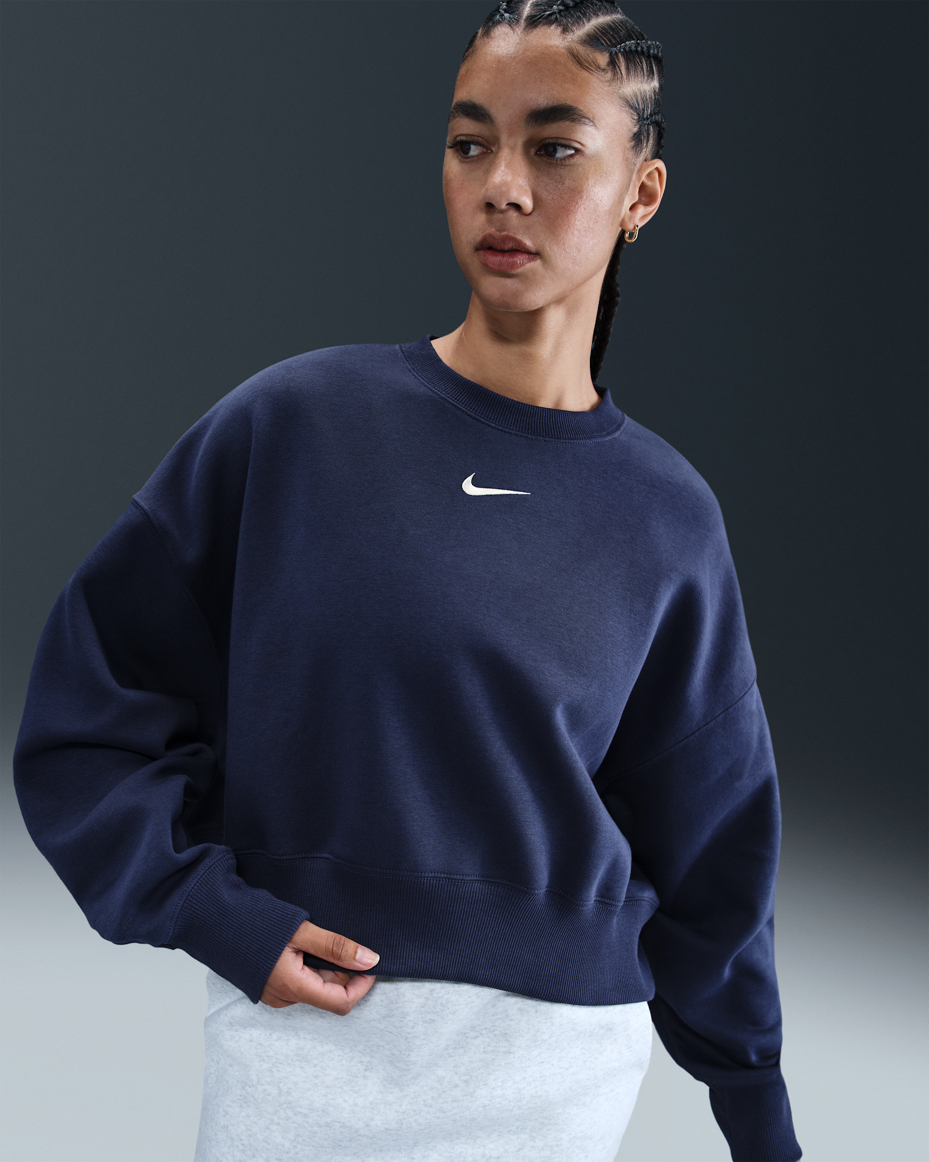 Nike Sportswear Phoenix Fleece Women's Over-Oversized Crew-Neck